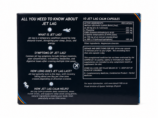 Jet Lag Calm - 10 Capsules