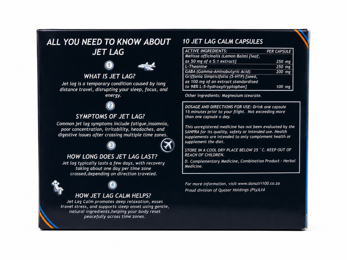 Jet Lag Calm - 10 Capsules
